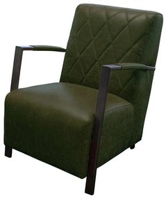Fauteuil - Isabella - leer Colorado groen 08