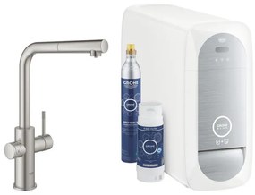 GROHE blue home Keukenkraan - uittrekbare l uitloop - supersteel geborsteld 31539DC0