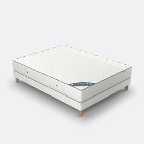 Witte boxspring met 14 latten