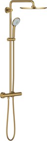 Grohe Euphoria XXL 310 regendoucheset met 4 straalsoorten en thermostaatkraan Ø31cm cool sunrise geborsteld