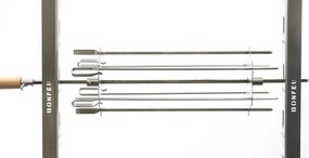 BonFeu Rotisserie Skewer Rack - Spieshouder voor Barbecue - 42x14,5x14,5 cm