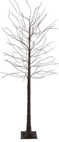 Kerst vloerlamp bruin boom 180cm incl. LED met timer IP44 - Ki