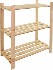 Practo Home opbergrek met 3 legborden - Max. 45KG - Enkel - 95x80x40cm