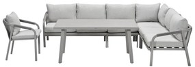 Garden Impressions Tarera lounge dining set 6-delig incl stoel - taupe