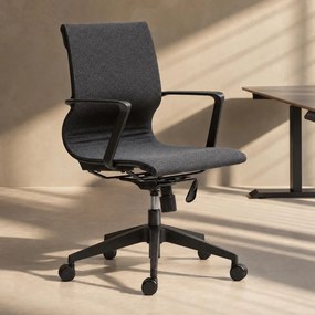 Design Bureaustoel Zwart