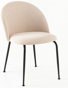 Zwart Dalnia Stof Stoel