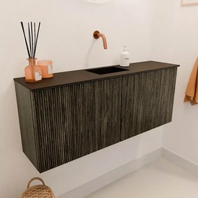 Mondiaz Joya 100cm toiletmeubel shadow met wastafel faye midden zonder kraangat urban