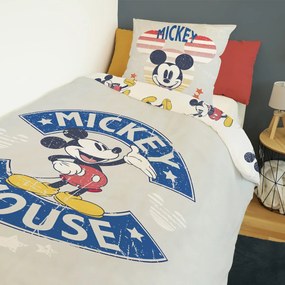 Bedlinnenset in katoen, Mickey Vintage