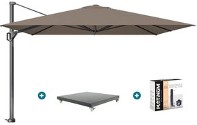 Platinum Challenger Premium T1 3.5x3.5 m - Havanna Taupe met Marbella voet + hoes