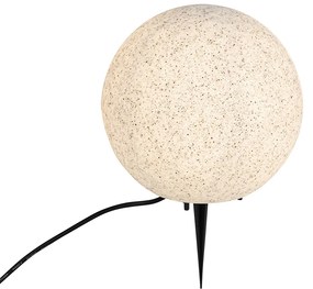 Moderne buitenlamp grijs 25 cm IP65 - Nura