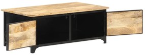 vidaXL Salontafel 90x50x35 cm massief mangohout