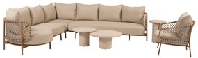 Hampton Martinique modulaire hoek loungeset 7 delig mortex amber 4 Seasons Outdoor