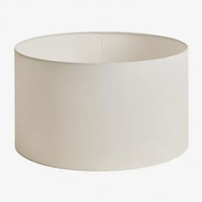 Lampenkap Ø40 Cm In Azoia Linnen Linnen Beige – Crème - Sklum