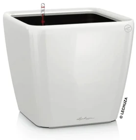 LECHUZA Tafelplantenbak QUADRO LS 21 ALL-IN-ONE hoogglans wit