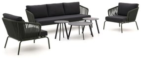 Forza Nuro/Bovezzo stoel-bank loungeset 6-delig