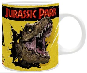 Koffie mok Jurassic Park - References