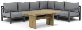 Dining Loungeset 6 personen Aluminium Grijs  Lifestyle Garden Furniture Lagos/Brighton