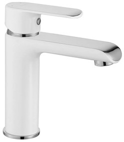 Wastafelkraan Rea Bloom White/Chrom Low
