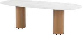 4 Seasons Biarritz tuinset 7-delig amber - Colorado tuintafel 240x105 cm ovaal