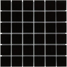The Mosaic Factory Barcelona vierkante mozaïek tegels 31x31 zwart