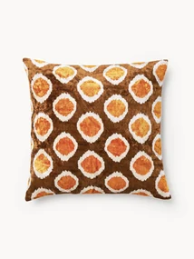 Viscose kussenhoes Eddie met ingeweven jacquardpatroon