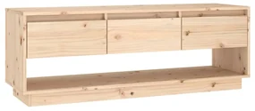 vidaXL Tv-meubel 110,5x34x40 cm massief grenenhout