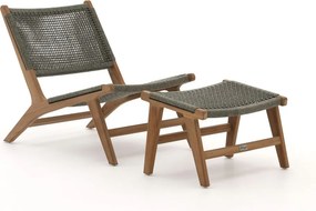 Lounge tuinstoel | Bellagio Elcito | Rope (touw) | Groen | Kees Smit Tuinmeubelen