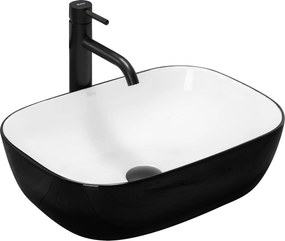 Opzetwastafel Rea Belinda Black/White
