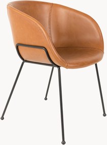 Gestoffeerde eetkamerstoelen met armleuningen Feston, 2-delig