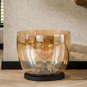 Glazen Vloerlamp Amber Glas 48 Cm