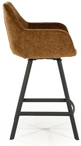 By-Boo Bliss Draaibare Barkruk Stof Geel