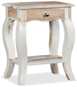 vidaXL Nachtkastje 40x30x50 cm massief sheeshamhout
