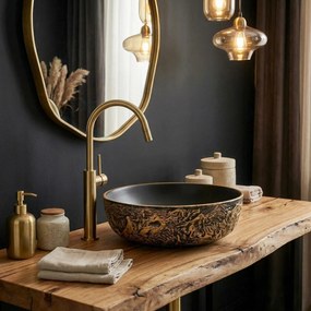 Opzetwastafel Rea Babilon Gold