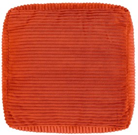 Icon Amara Jumbo Cord Square Footstool Bean Bag, Terracotta