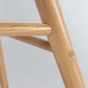 Zuiver Albert Kuip Witte Kuipstoel Met Houten Poten
