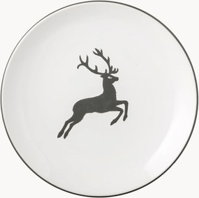 Handgemaakt dessertbord Cup Grauer Hirsch