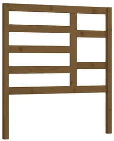 vidaXL Hoofdbord 96x4x104 cm massief grenenhout honingbruin