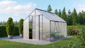 Vitavia Meridian 1 serre - 8,3m² - met 4 mm polycarbonaat - Aluminium