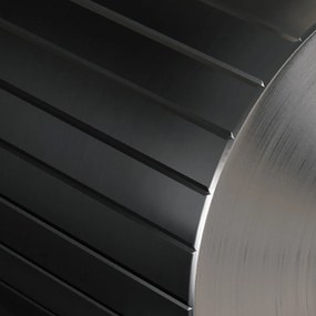 Brauer Stripe 3-weg inbouwthermostaat rond gunmetal geborsteld PVD