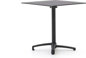 + 15% kassakorting | Inklapbare tafel Bellagio | Vierkant | Tuintafel Kunststof | 70x70cm | 2 personen | Kees Smit Tuinmeubelen