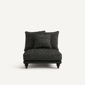 Fauteuil in badstof, LAZARE