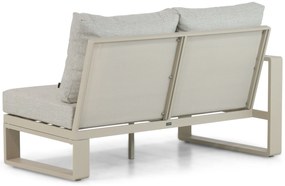 Hoek loungeset 5 personen Aluminium/Polywood (teakfinish) Taupe  Lifestyle Garden Furniture Lezo
