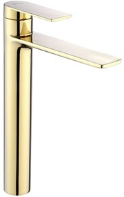 Wastafelkraan Rea Storm Gold High