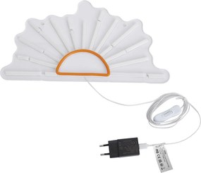 Neon wandlamp warm wit met oranje incl. LED - Sunset