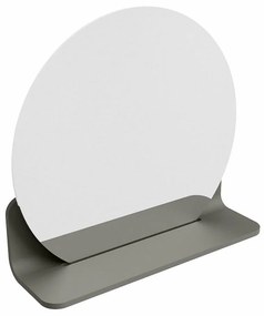 Mondiaz Spot spiegel rond Ø40cm met planchet smoke