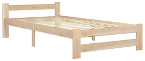 vidaXL Bedframe met 2 lades massief grenenhout 100x200 cm