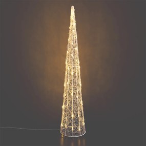 Kerst kerstboom transparant 100cm incl. LED IP44 - Coni