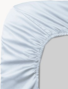 Boxspring hoeslaken Ava, katoensatijn, H 40 cm