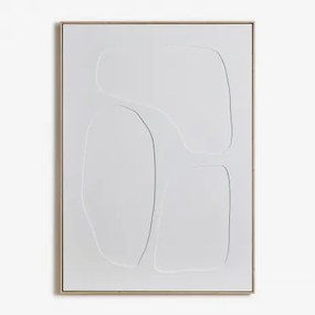 Handgeschilderd Decoratief Schilderij Met Helvon-reliëf 100 X 140 Cm & B - Sklum