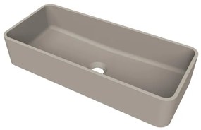 Arcqua Case waskom - rechthoek - 60x26cm - mat klei WAS859511